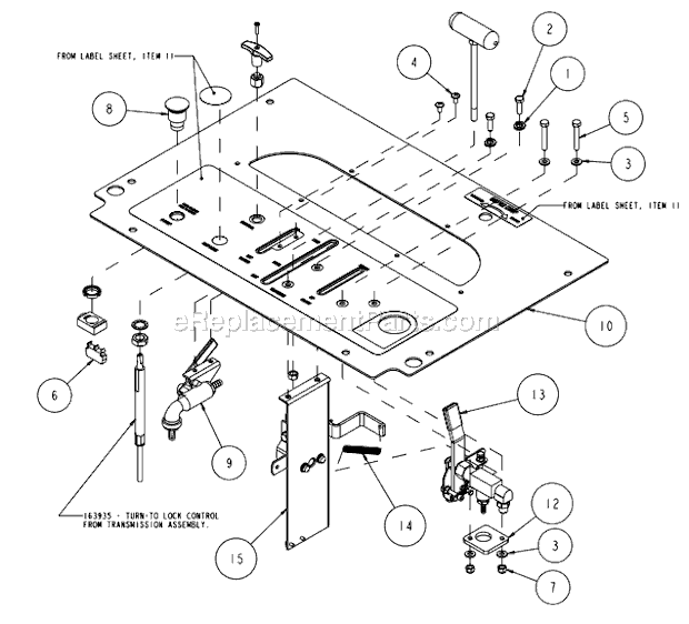 Page P Diagram and Parts List for MK-6026KBG  MK Diamond Concrete Saw